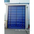 Puerta de PVC de apilamiento de tela resistente al viento industrial